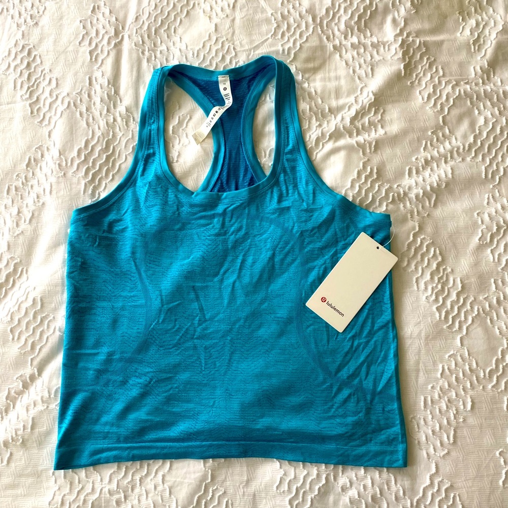 NWT lululemon race tank size 10